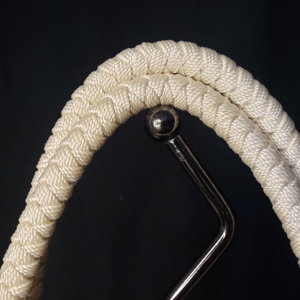 The Sak Crochet Hobo Bag in Cream and Brown - Picture 4 of 12